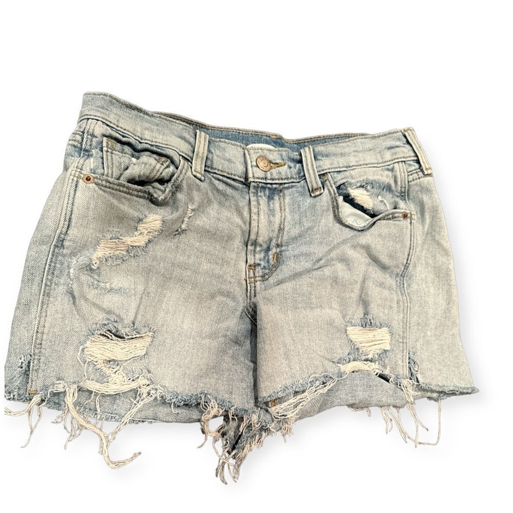 Old Navy Boyfriend Mid Rise Distressed Shorts Size 2